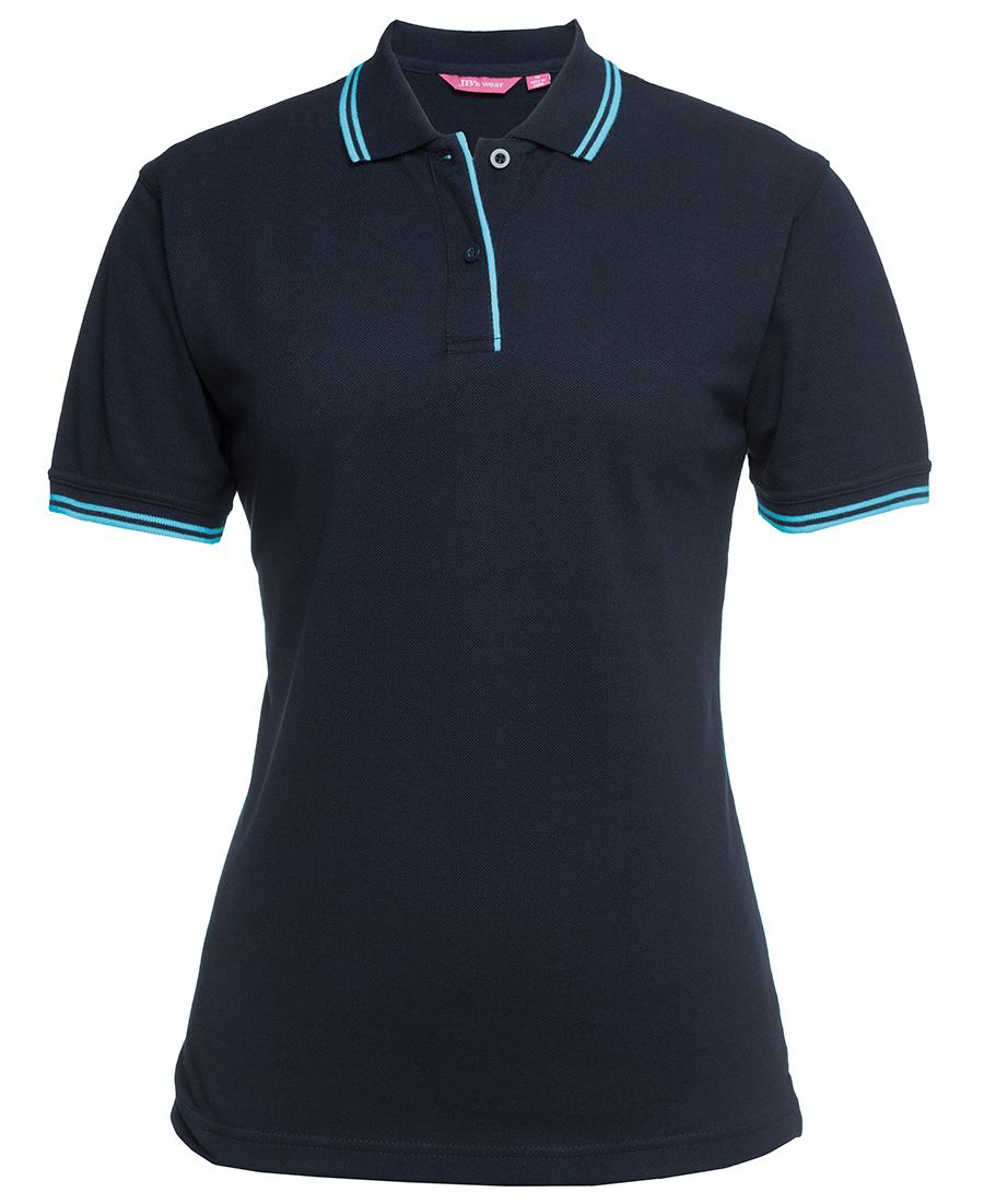 LADIES CONTRAST POLO SHIRT