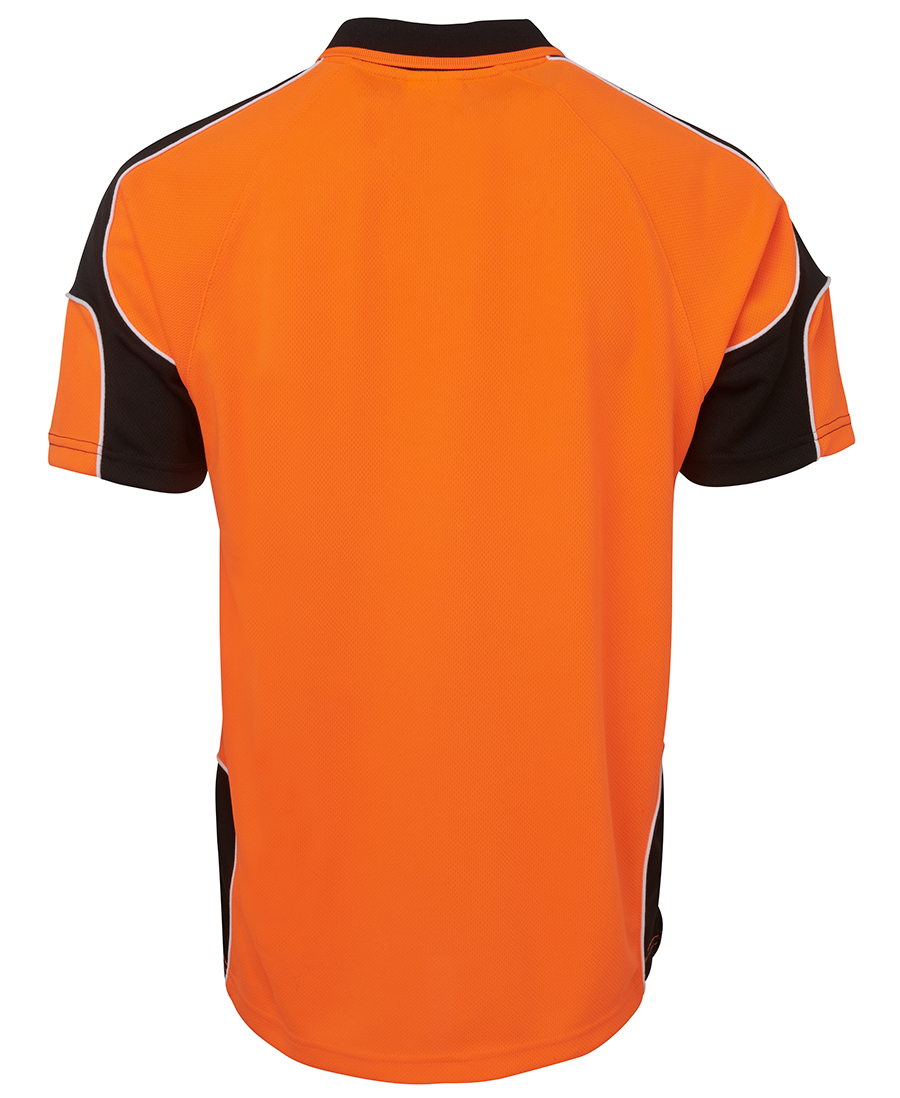 HI VIS SHORT SLEEVE ARM PANEL POLO