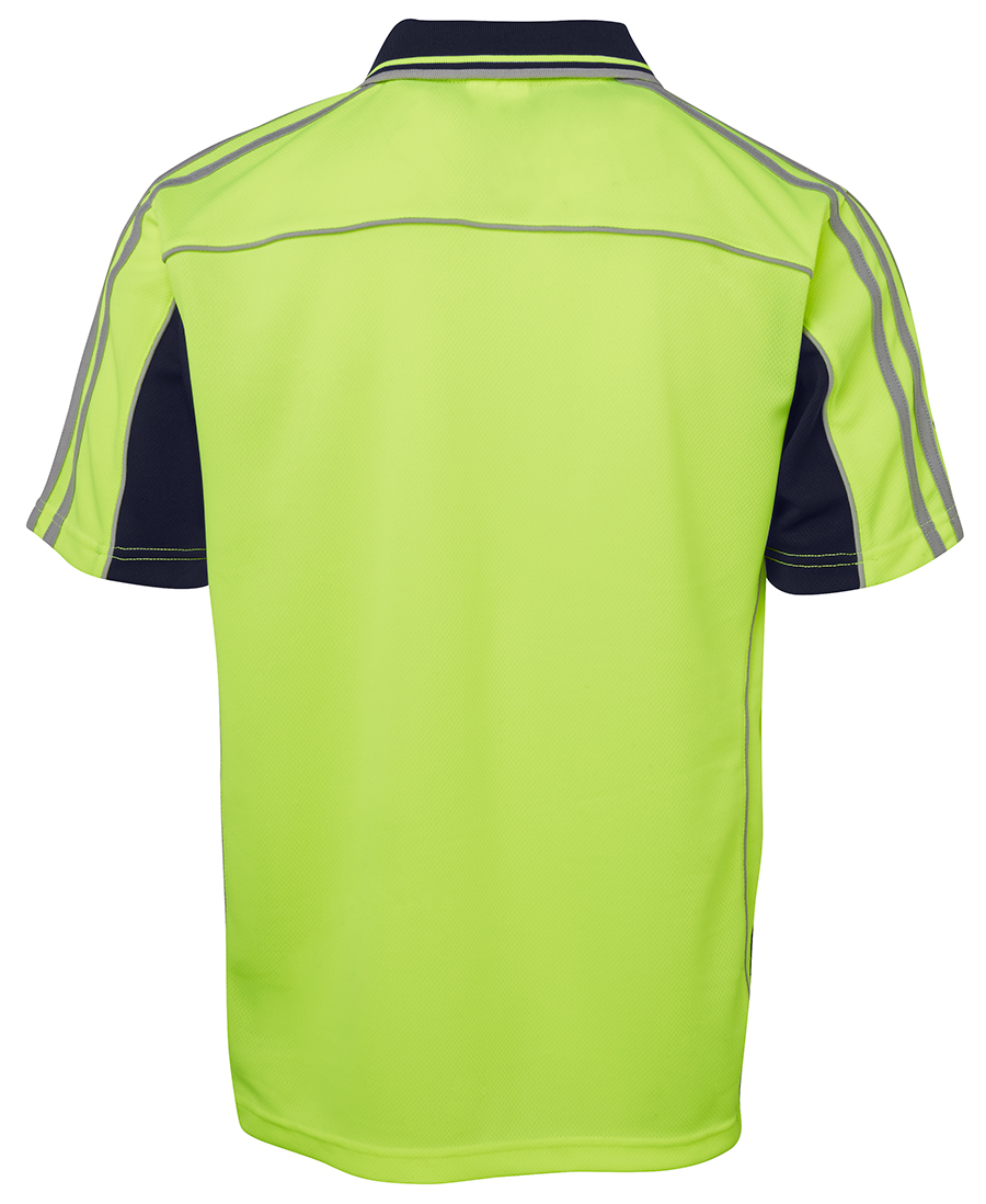 HI VIS SHORT SLEEVE ARM TAPE POLO