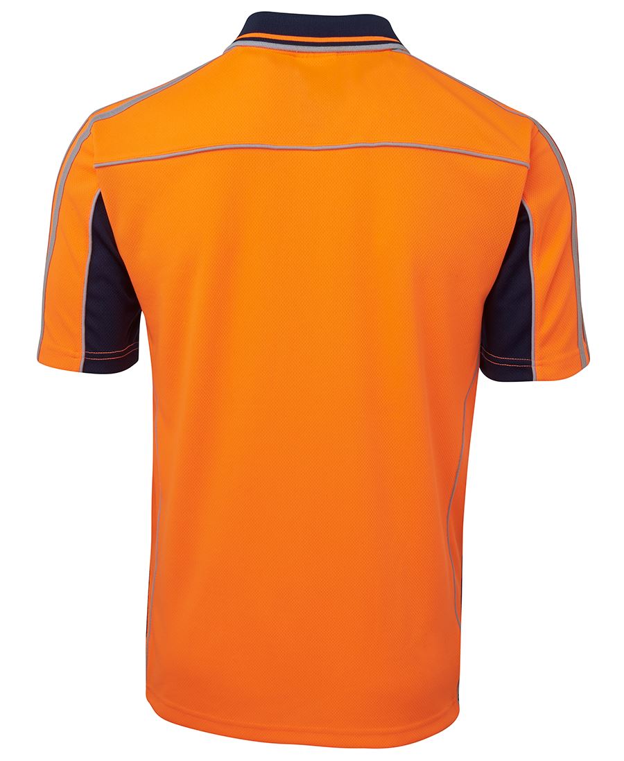 HI VIS SHORT SLEEVE ARM TAPE POLO