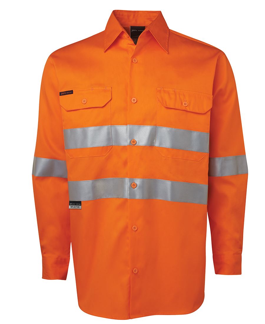 HI VIS L/S (D+N) 150G WORK SHIRT