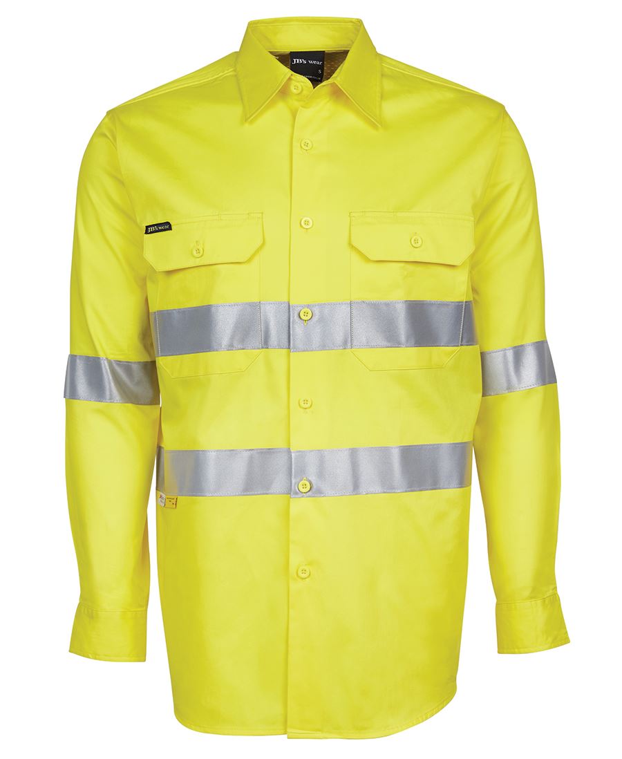 HI VIS L/S (D+N) 150G WORK SHIRT