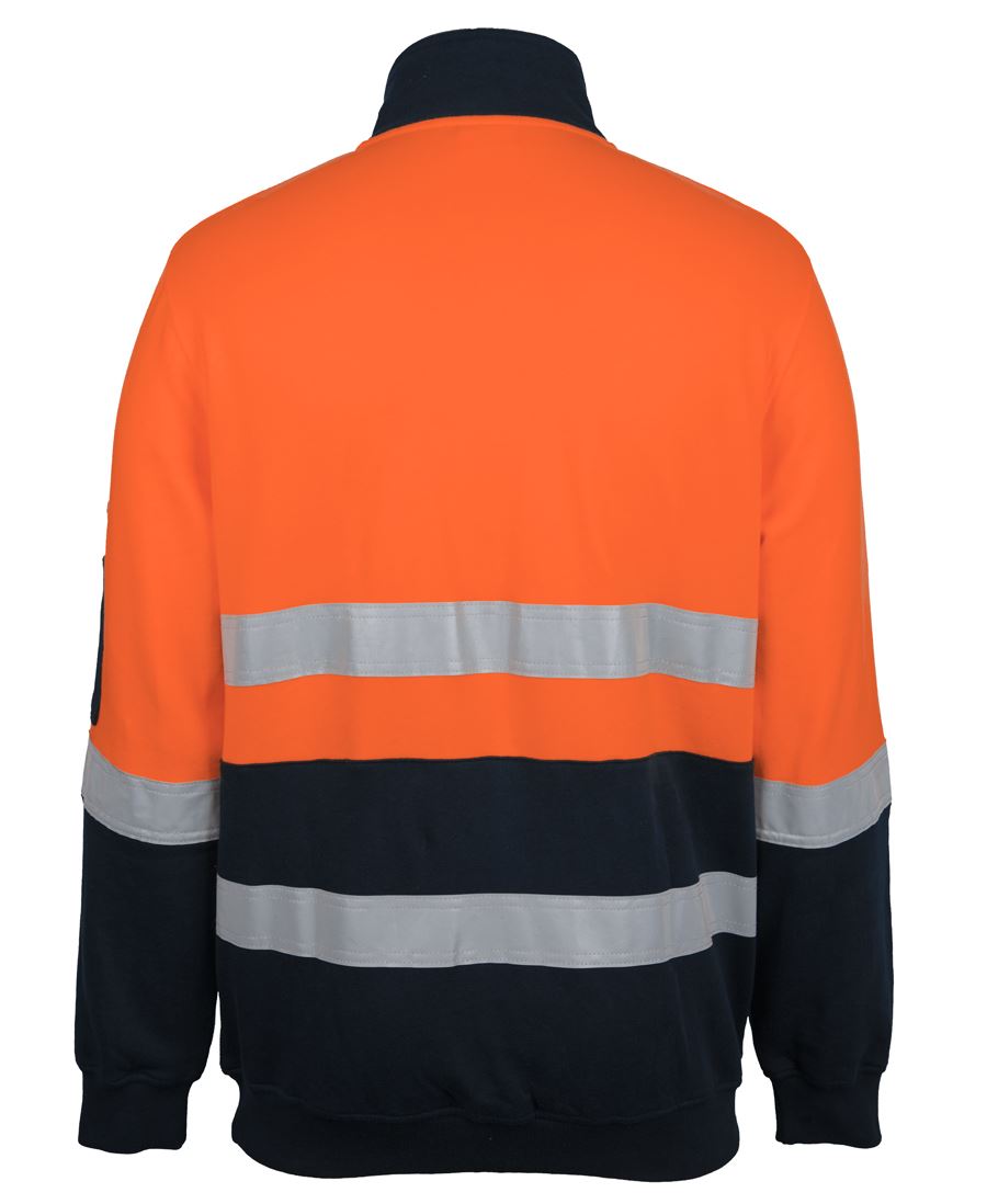 HI-VIS (D+N) 310 COTTON 1/2 ZIP FLEECE