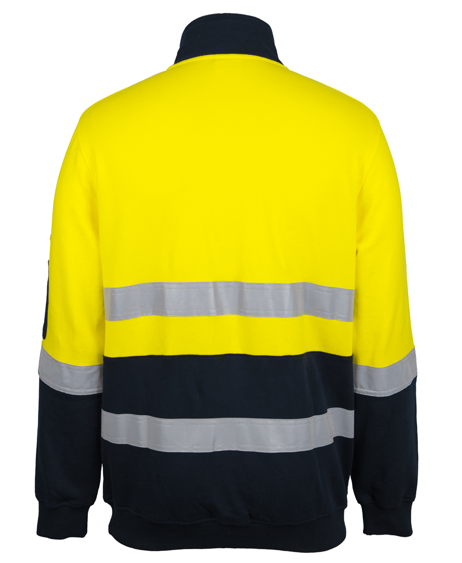 HI-VIS (D+N) 310 COTTON 1/2 ZIP FLEECE