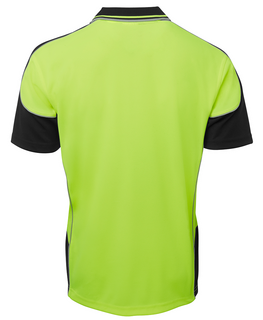 HI VIS CONTRAST PIPING POLO SHIRT