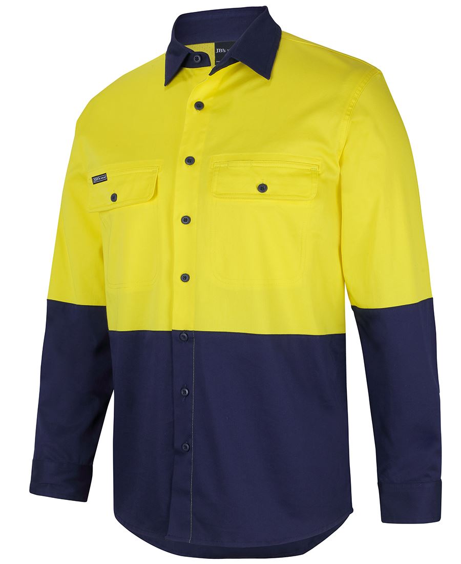 HI VIS L/S STRETCH WORK SHIRT