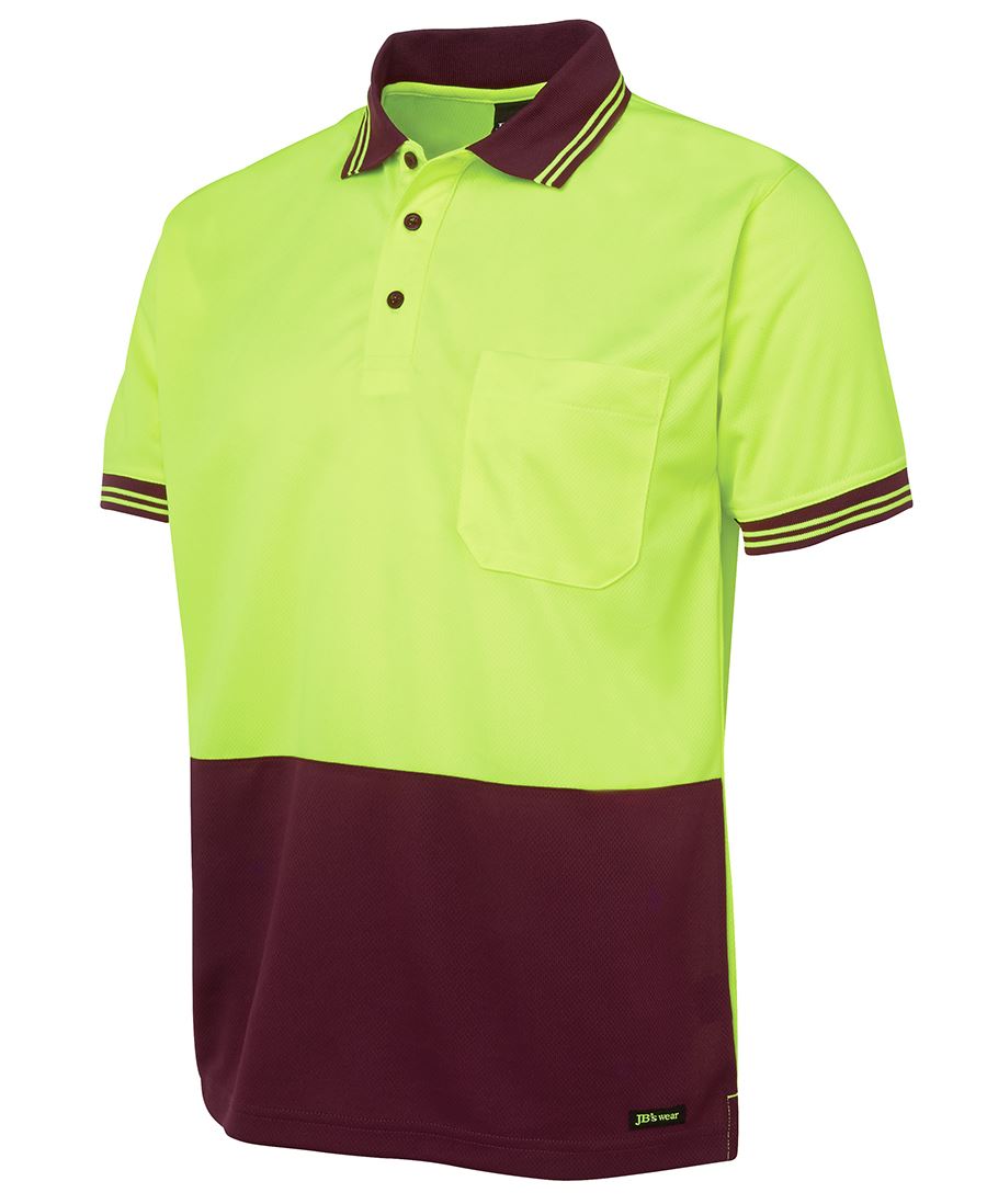 HI VIS S/S TRADITIONAL POLO