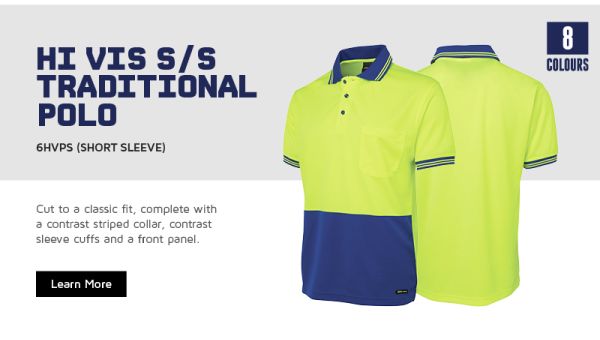 HI VIS S/S TRADITIONAL POLO