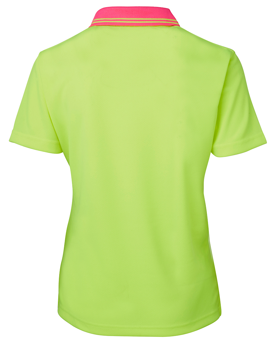 LADIES HI VIS S/S COMFORT POLO