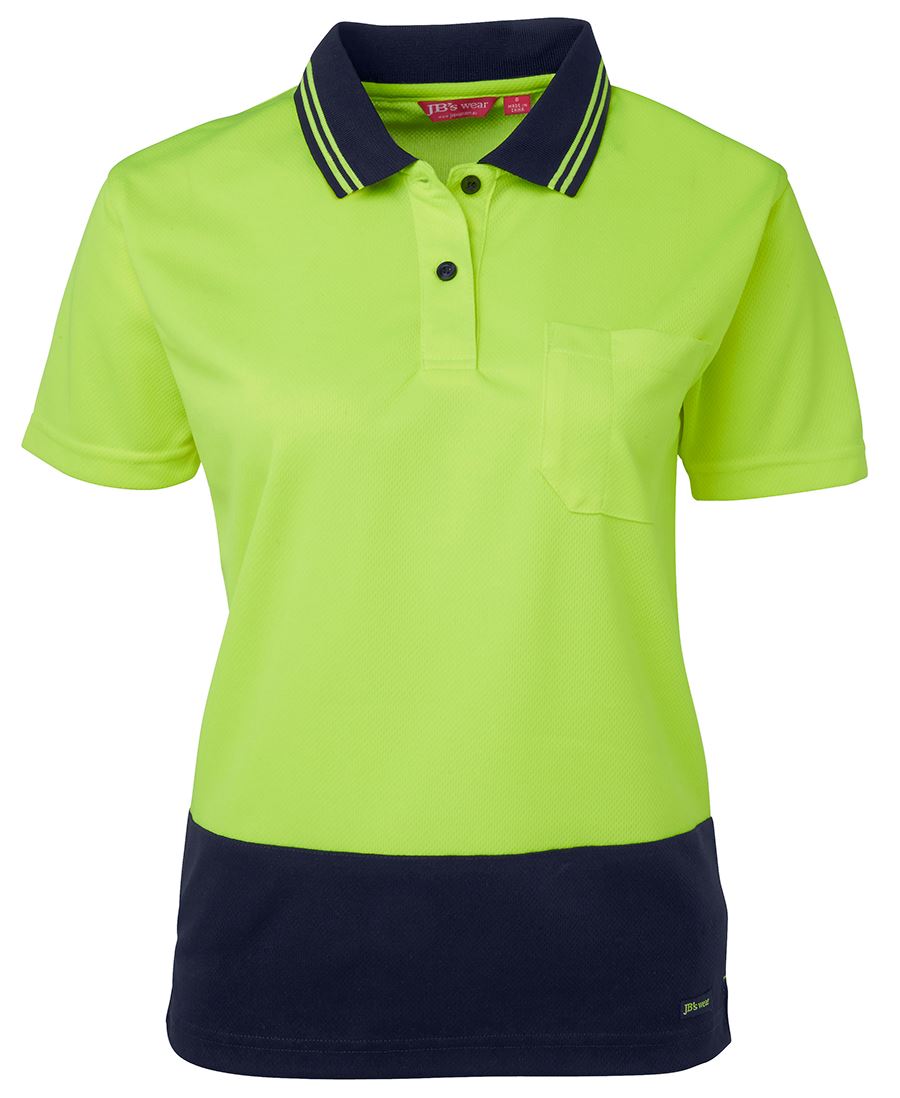 LADIES HI VIS S/S COMFORT POLO