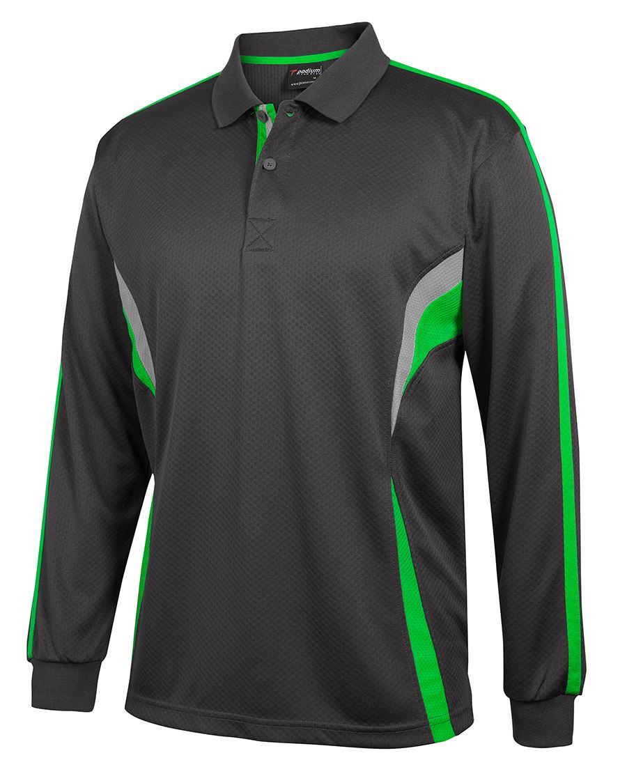 PODIUM LONGSLEEVE COOL POLO SHIRT