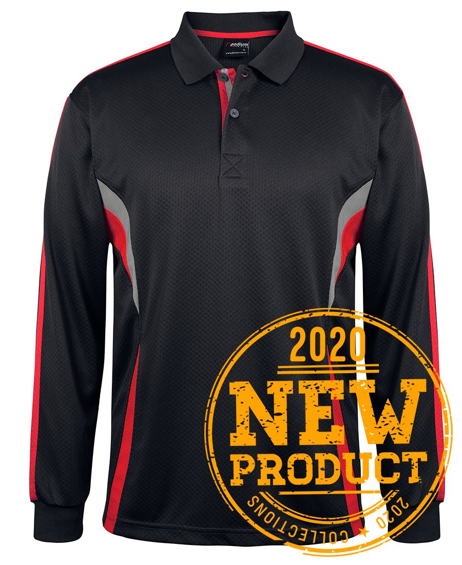 PODIUM LONGSLEEVE COOL POLO SHIRT