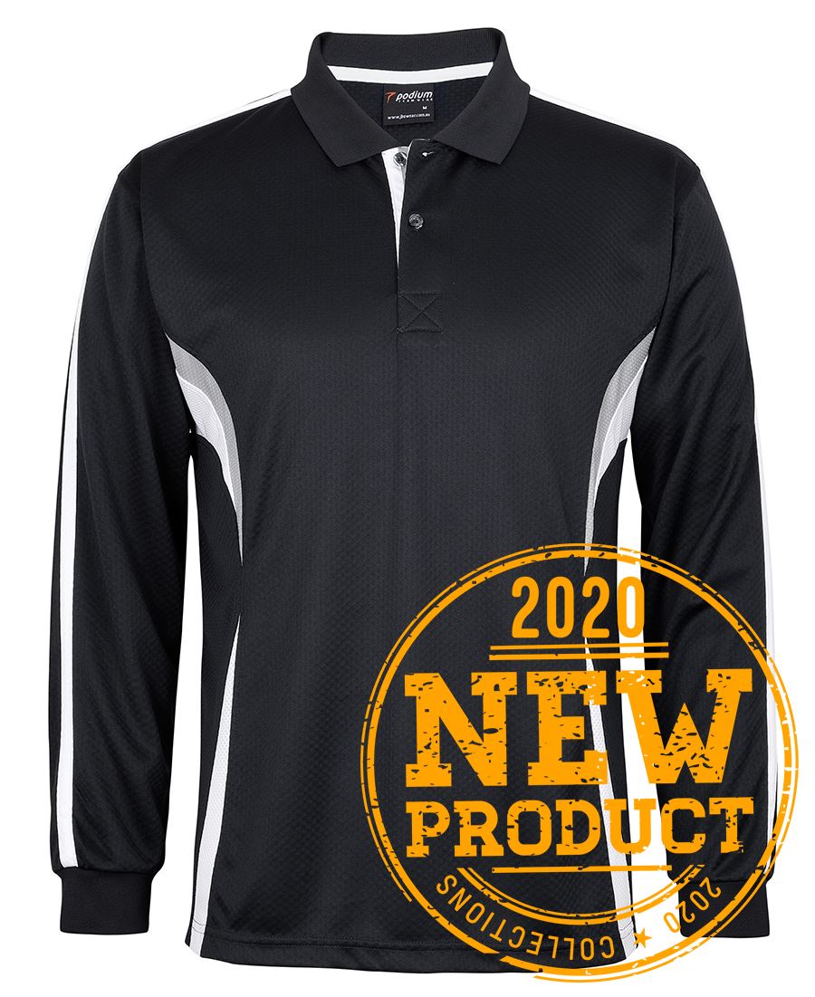 PODIUM LONGSLEEVE COOL POLO SHIRT