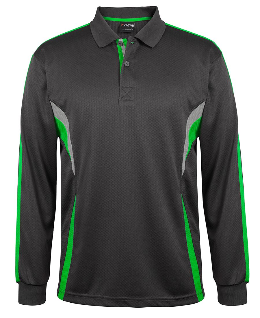 PODIUM LONGSLEEVE COOL POLO SHIRT