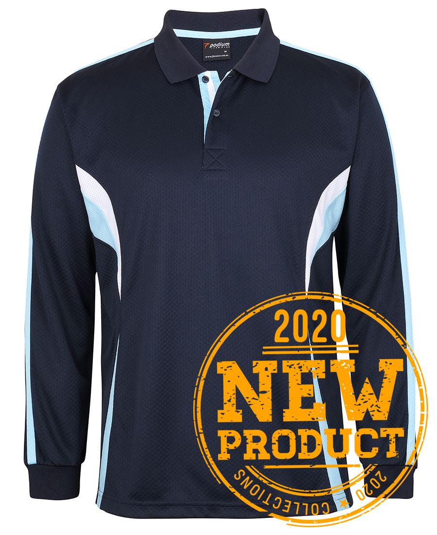 PODIUM LONGSLEEVE COOL POLO SHIRT