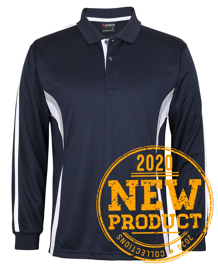 PODIUM LONGSLEEVE COOL POLO SHIRT