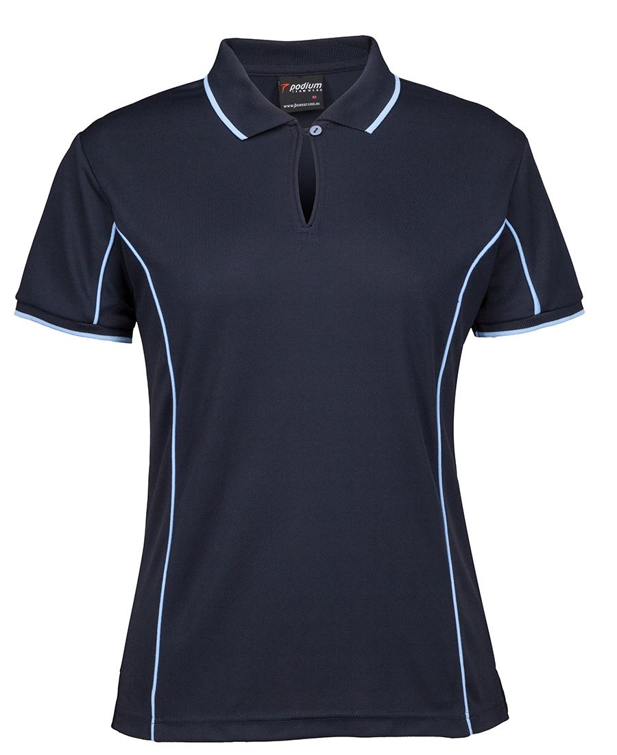 LADIES PIPING POLO SHIRT