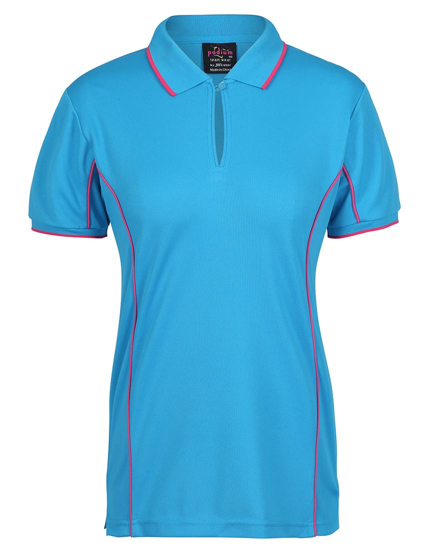 LADIES PIPING POLO SHIRT