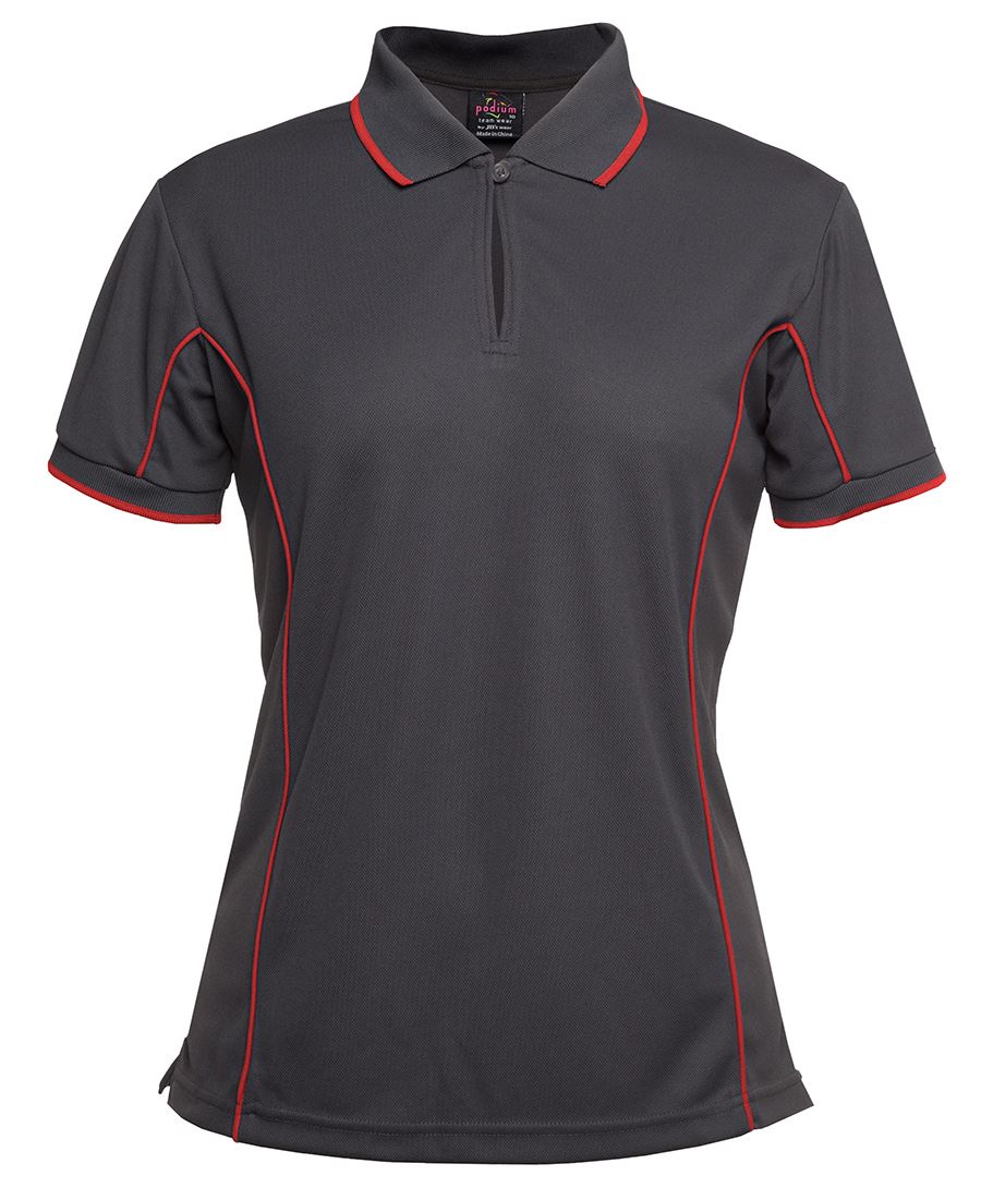 LADIES PIPING POLO SHIRT