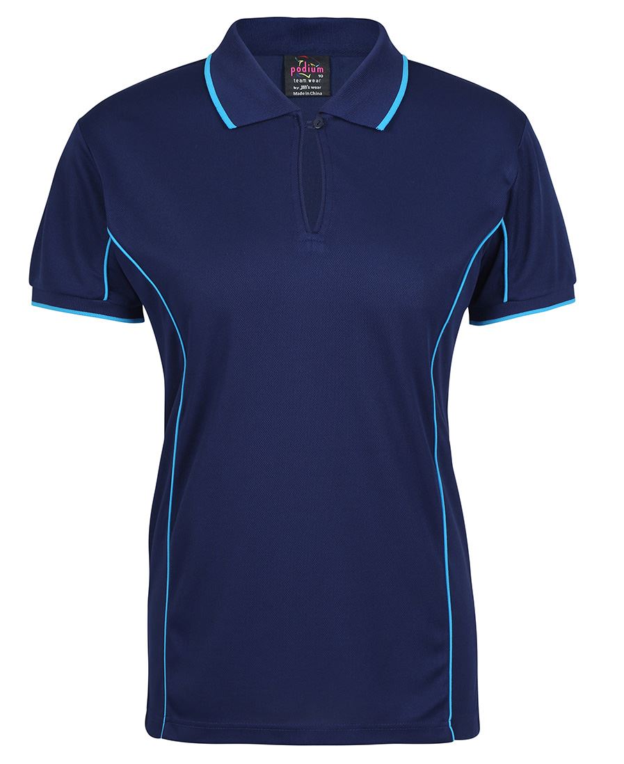 LADIES PIPING POLO SHIRT