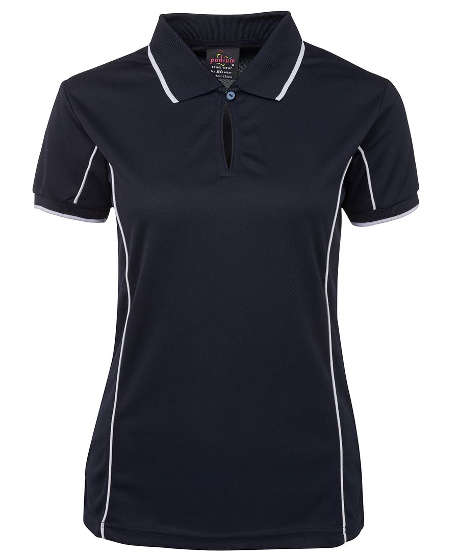 LADIES PIPING POLO SHIRT