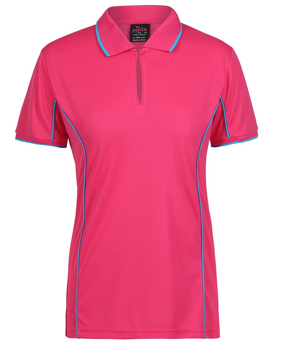 LADIES PIPING POLO SHIRT