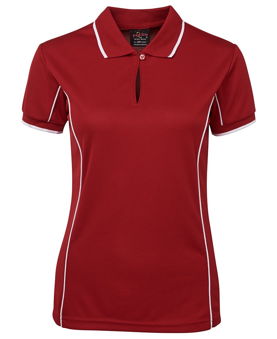 LADIES PIPING POLO SHIRT