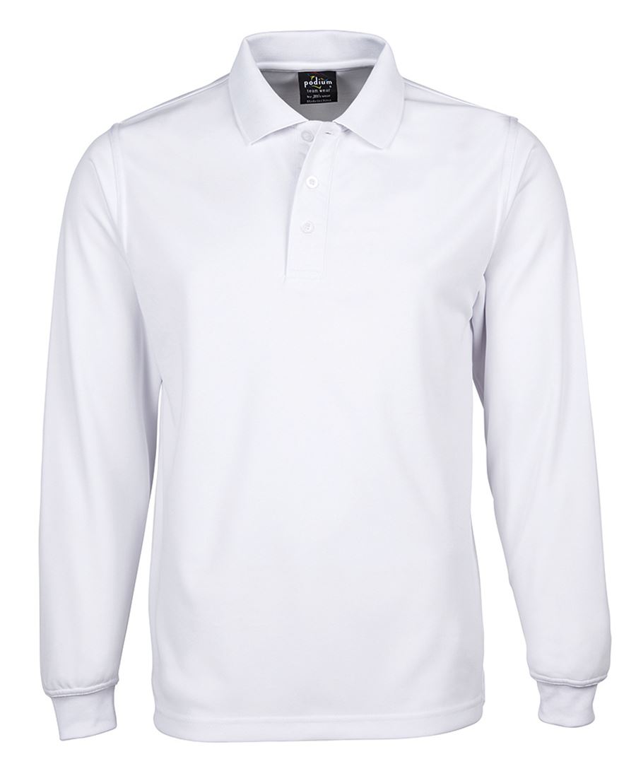 LONG SLEEVE POLY POLO SHIRT