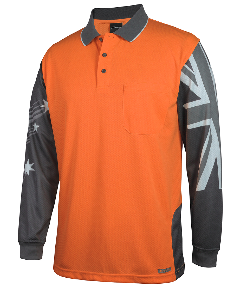 LONGSLEEVE SOUTHERN CROSS POLO SHIRT