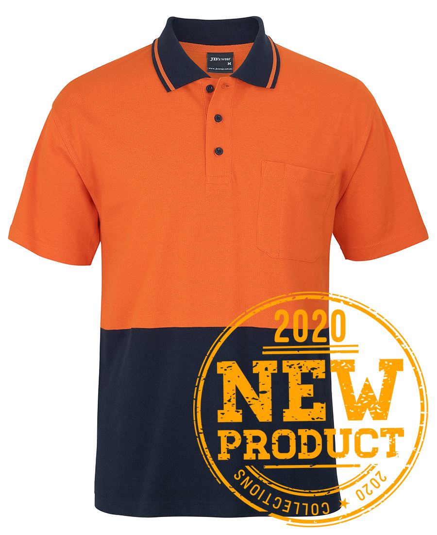 HI VIS S/S COTTON PIQUE TRADE POLO